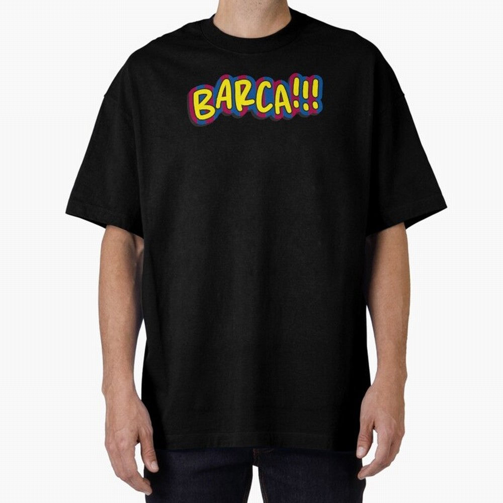 FC Barcelona Barca Oversized T-Shirt Embrace FIFA World Cup 2026 USA Canada Mexico Spirit, Highlighting Portugal, Spain and Germany, Mbappe, Football Passion, Legendary Performances, Festival Vibes and Supporter Community; Perfect for People Who