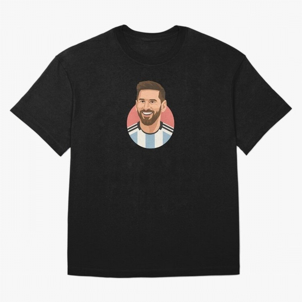 Messi Oversized T-Shirt Show Fan Pride Across Match Day Hype around FIFA World Cup 2026 USA Canada Mexico, CR7 and Messi, Brazil, Portugal and Argentina, Football Passion, Legendary Performances, Festival Vibes and Supporter Community; Built for