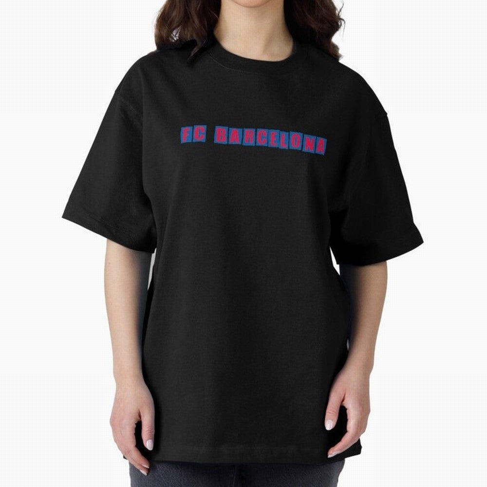 fc barcelona Oversized T-Shirt Carry National Pride through FIFA World Cup 2026 Spirit, Inspired by England, Messi, Sports Nostalgia, International Competition, Famous Players and Unforgettable Victories; Perfect for Fans, Collectors, Family