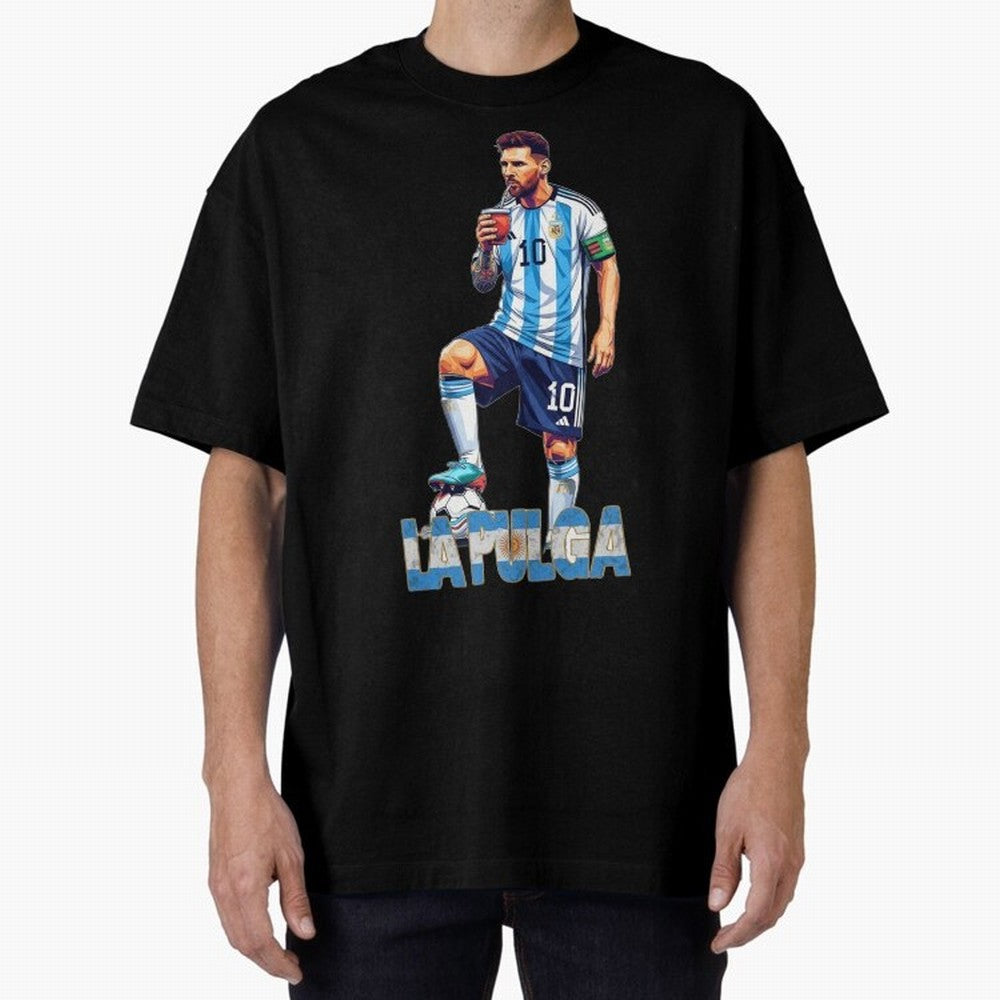 Messi the Flea Drinking Mate ¨C Unique Design by The Goat Classic T-Shirt Mark FIFA World Cup 2026 Group Stage Spirit, Featuring England, Mbappe, Football Passion, Legendary Performances, Festival Vibes and Supporter Community; Great for Supporters
