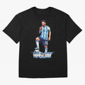 Messi Illustrated Style Drinking Mate ¨C Unique Design by The Goat Classic T-Shirt Bring Trophy Dreams to FIFA World Cup 2026 Group Stage for Fans of Haaland and England, Bringing Stadium Chants, National Pride, Trophy Dreams and Unforgettable