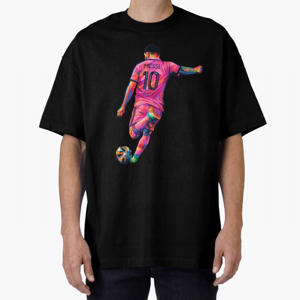 Lionel Messi - Inter Miami Wpap Art Classic T-Shirt Celebrate National Team Dreams in Match Day Hype around FIFA World Cup 2026 Group Stage, CR7, Spain, Championship Spirit, Famous Goals, Roaring Crowds and International Football Unity; Made for