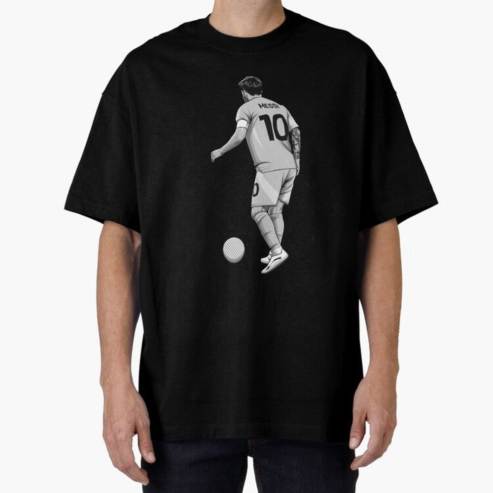 Lionel Messi Black and White Version Classic T-Shirt Make Your Look Match Match Day Hype around FIFA World Cup 2026 Group Stage, CR7, England and Germany, Worldwide Fan Energy, Dramatic Goals, Stadium Lights and Championship Celebrations; Great for
