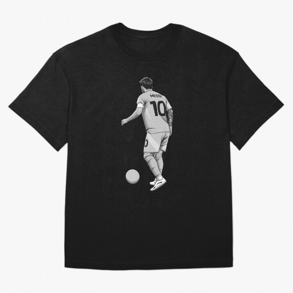 Lionel Messi Black and White Version Classic T-Shirt Make Your Look Match Match Day Hype around FIFA World Cup 2026 Group Stage, CR7, England and Germany, Worldwide Fan Energy, Dramatic Goals, Stadium Lights and Championship Celebrations; Great for