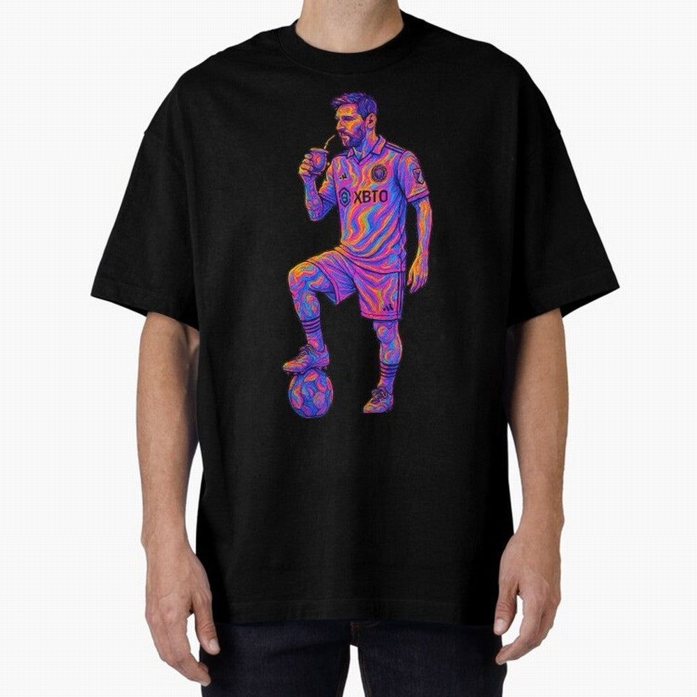 Messi Mate Vibes: Psychedelic Art by the GOAT Inter Miami Classic T-Shirt Join the Countdown to Match Day Hype around FIFA World Cup 2026 Group Stage, Neymar, Haaland and Cristiano Ronaldo, Portugal, Spain and Germany, Goal Celebration Energy,