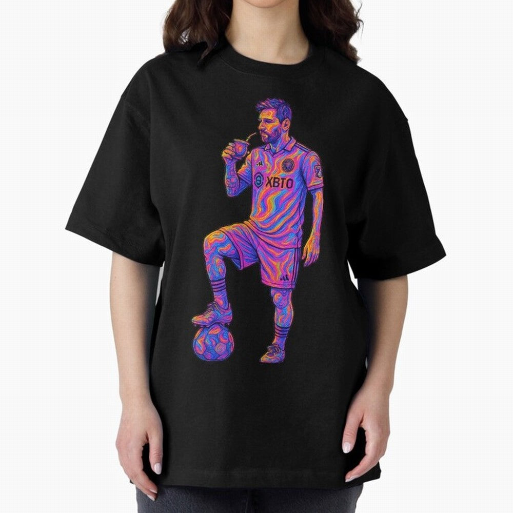 Messi Mate Vibes: Psychedelic Art by the GOAT Inter Miami Classic T-Shirt Join the Countdown to Match Day Hype around FIFA World Cup 2026 Group Stage, Neymar, Haaland and Cristiano Ronaldo, Portugal, Spain and Germany, Goal Celebration Energy,
