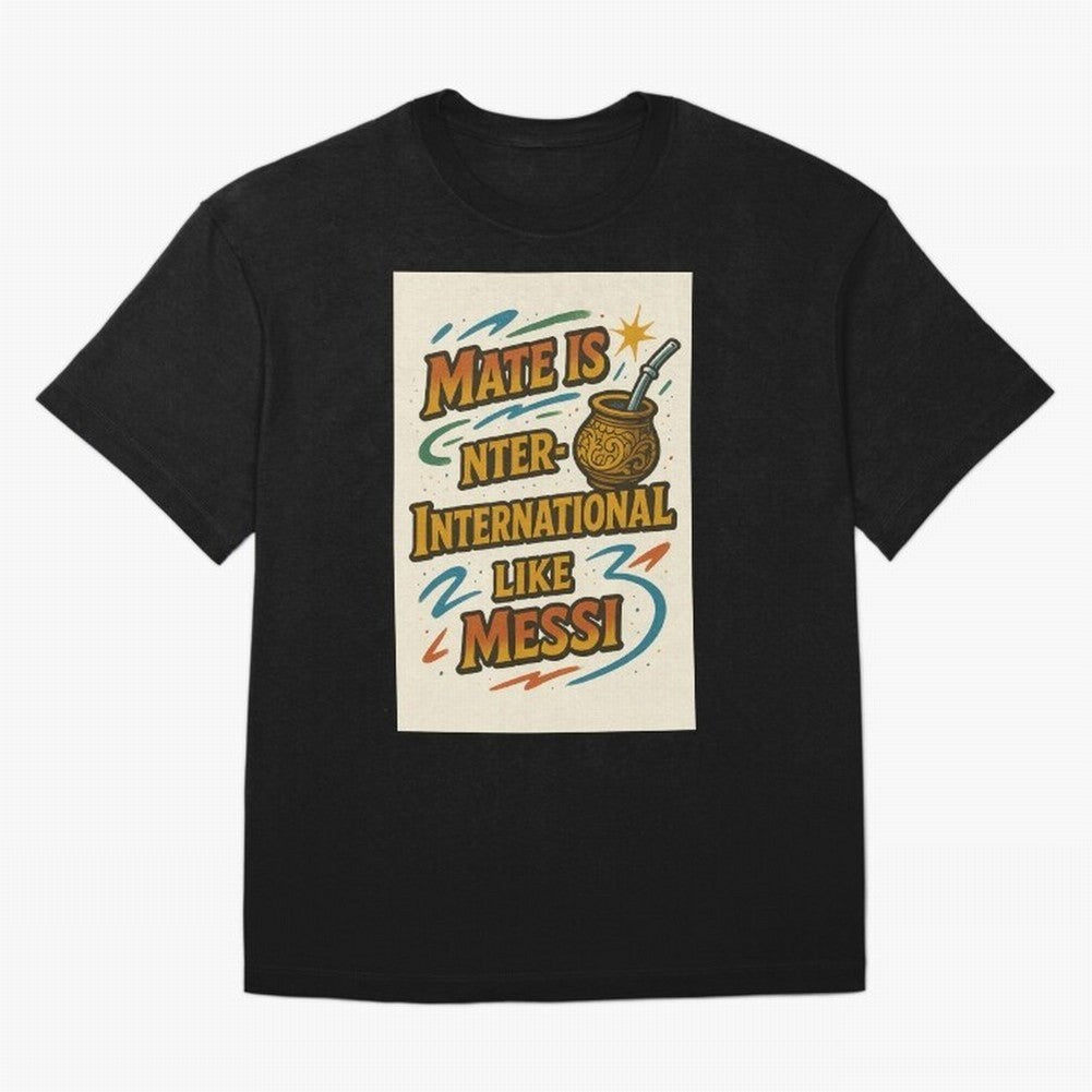 Mate is International Like Messi ¨C Argentinian Design with Pride Classic T-Shirt Bring International Match Energy to FIFA World Cup 2026 Made for Neymar, Haaland and Cristiano Ronaldo, Argentina, France and Brazil Energy, Fan Favorite Moments,