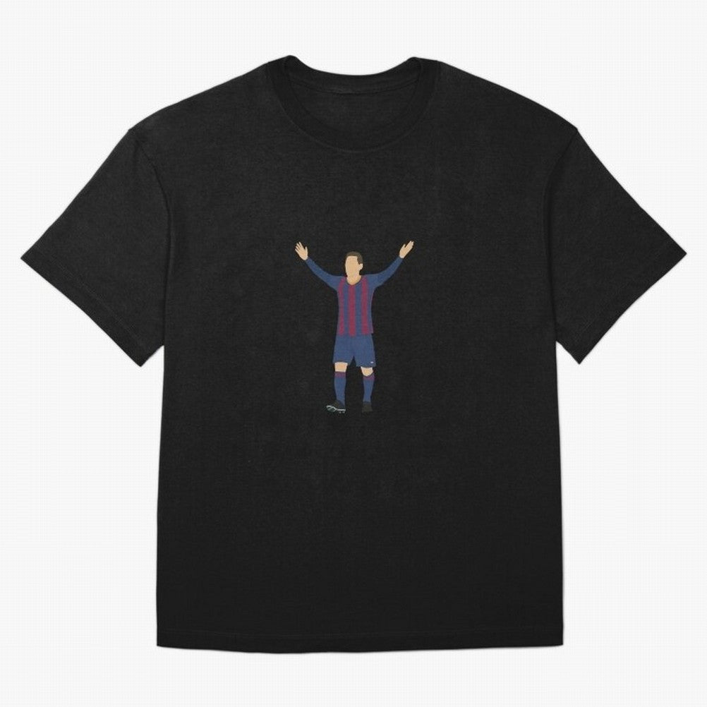 Leo Messi Celebration Sticker Classic T-Shirt Bring Champion Energy into Global Football Passion for FIFA World Cup 2026 Group Stage, with Haaland and Mbappe, Portugal, Spain and Germany, Goal Celebration Energy, Supporter Heritage, Football Icons