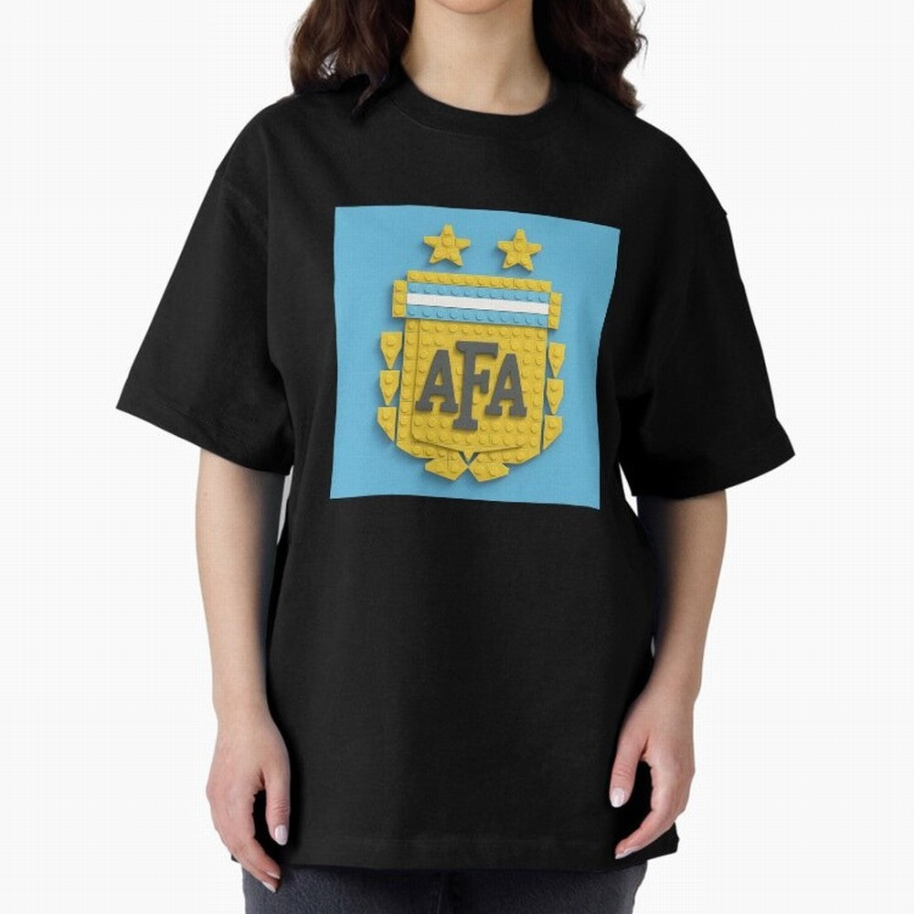 Argentina Blocks Oversized T-Shirt Fuel the Hype around the FIFA World Cup 2026 Journey through CR7 Highlights, Portugal Pride, Match Day Excitement, Supporter Culture, Golden Goals and Global Football Passion; Ideal for Fans Who Follow Messi,