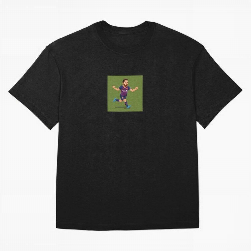 Lionel Messi Barcelona Pixel Art Tribute Classic T-Shirt Support the Legends of the FIFA World Cup 2026 USA Canada Mexico Journey through Cristiano Ronaldo, Haaland and CR7 Highlights, Argentina and Brazil Pride, Fan Favorite Moments, National Team