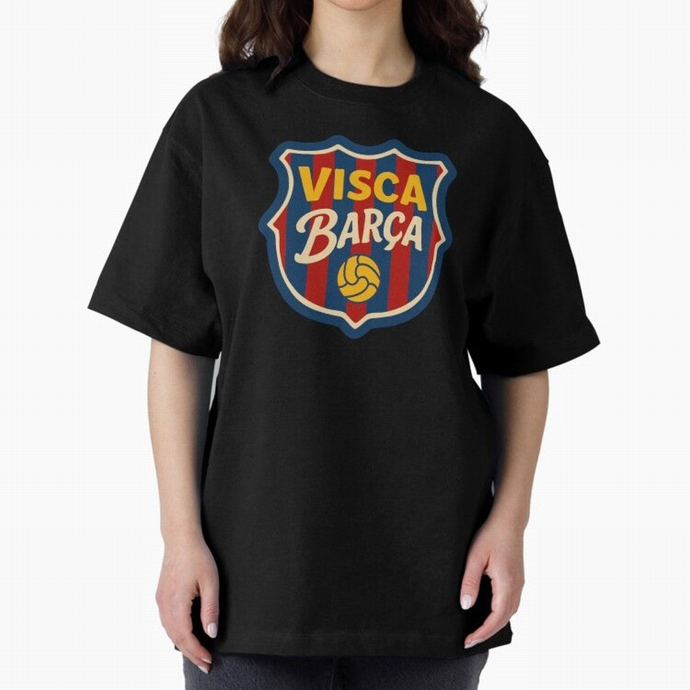 FC Barcelona Visca Barca Badge Classic T-Shirt Celebrate the Next Chapter of the FIFA World Cup 2026 Group Stage Journey through Mbappe and Neymar Highlights, Spain and Netherlands Pride, Retro Football Energy, Iconic Rivalries, Trophy Chase Drama