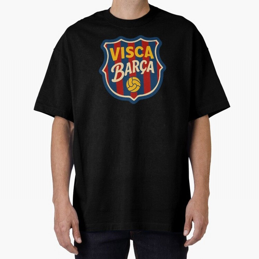 FC Barcelona Visca Barca Badge Classic T-Shirt Celebrate the Next Chapter of the FIFA World Cup 2026 Group Stage Journey through Mbappe and Neymar Highlights, Spain and Netherlands Pride, Retro Football Energy, Iconic Rivalries, Trophy Chase Drama