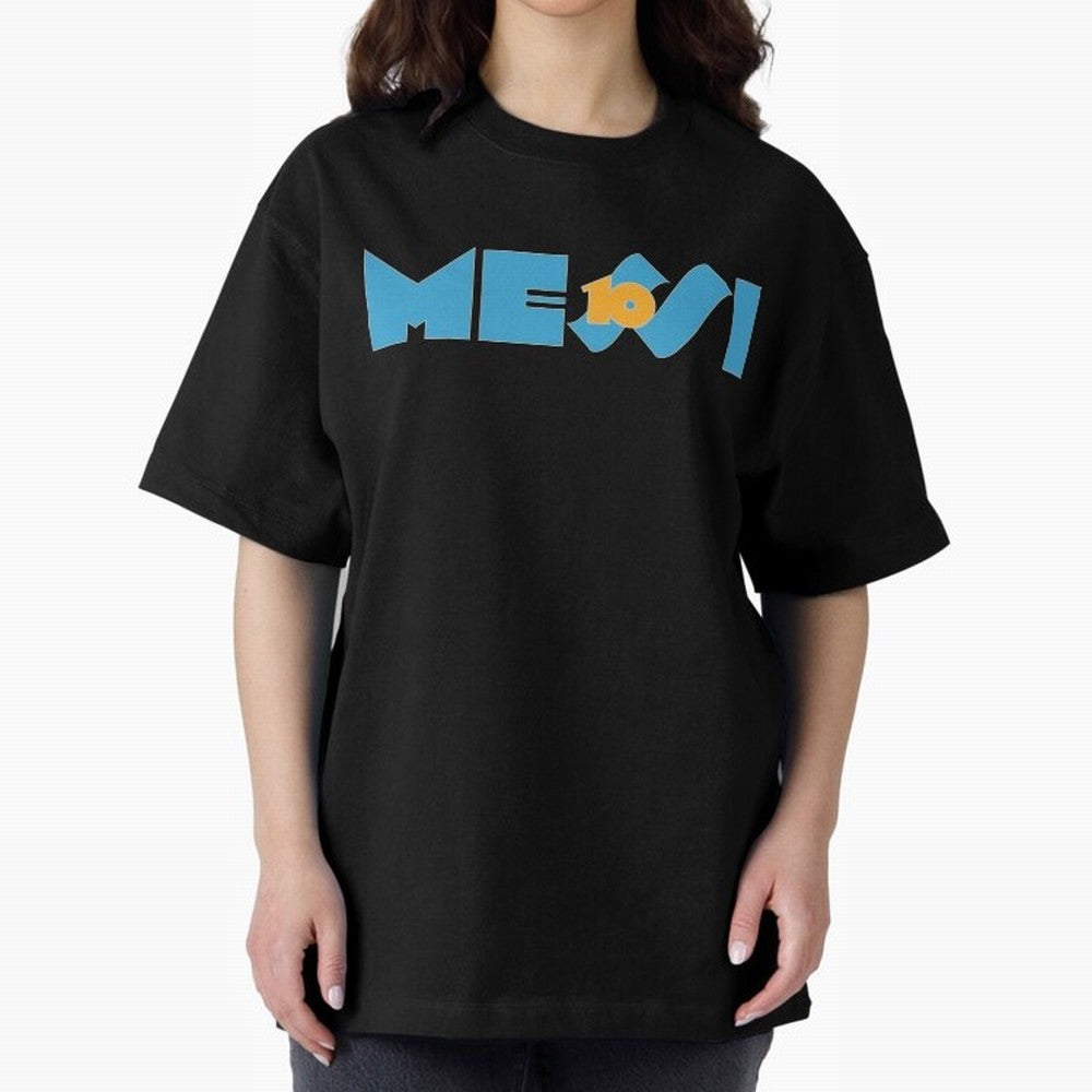 Messi 10 Oversized T-Shirt Make Game Day About FIFA World Cup 2026 Group Stage for Fans of Neymar, Haaland and Cristiano Ronaldo and Argentina, France and Brazil, Bringing Stadium Memories, Football Loyalty, International Chants and Championship