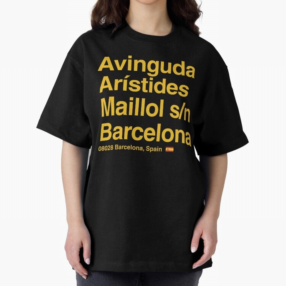 FC Barcelona Futbol Soccer Stadium Street Address Classic T-Shirt Treasure Match Day Hype around FIFA World Cup 2026, Mbappe and Neymar, Spain and Netherlands, Retro Football Energy, Iconic Rivalries, Trophy Chase Drama and Stadium Atmosphere;