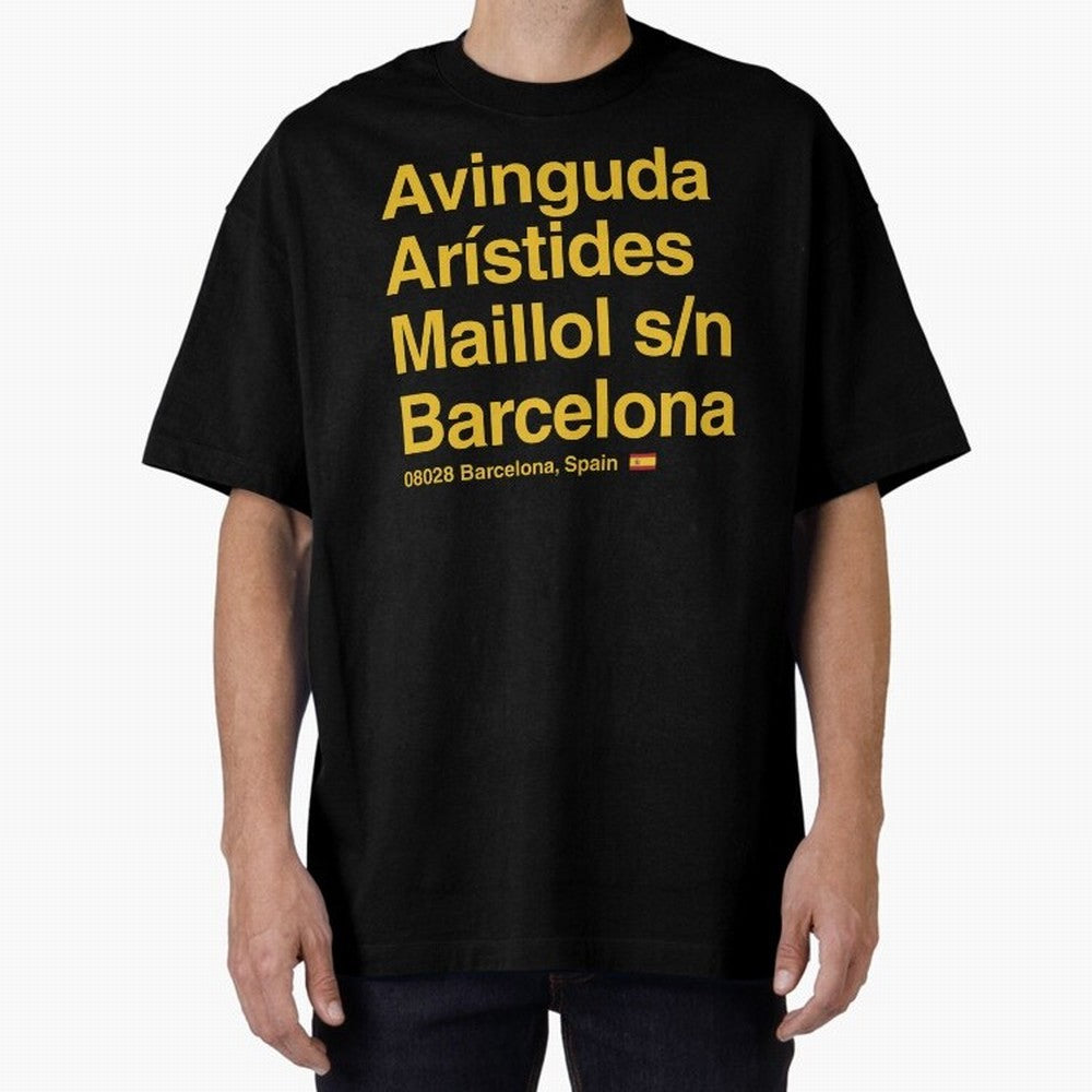 FC Barcelona Futbol Soccer Stadium Street Address Classic T-Shirt Treasure Match Day Hype around FIFA World Cup 2026, Mbappe and Neymar, Spain and Netherlands, Retro Football Energy, Iconic Rivalries, Trophy Chase Drama and Stadium Atmosphere;