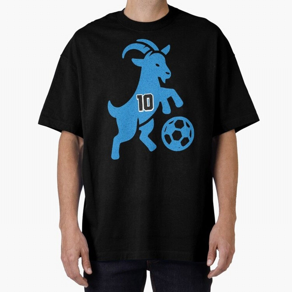 GOAT 10 Football Oversized T-Shirt Join the Countdown to FIFA World Cup 2026 USA Canada Mexico Spirit, Filled with France, Mbappe and Neymar, Game Day Rituals, Football Legends, Country Pride and the Road to the Final; Created for Match Day