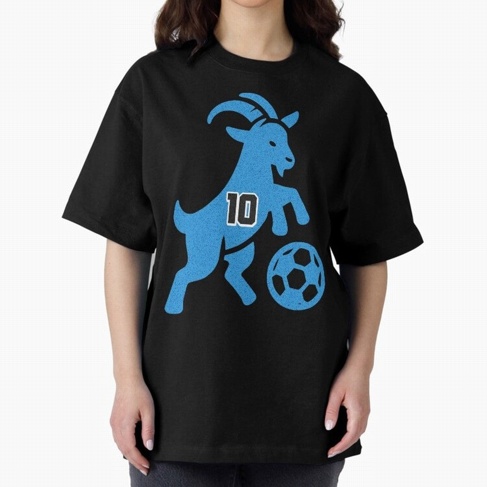 GOAT 10 Football Oversized T-Shirt Join the Countdown to FIFA World Cup 2026 USA Canada Mexico Spirit, Filled with France, Mbappe and Neymar, Game Day Rituals, Football Legends, Country Pride and the Road to the Final; Created for Match Day