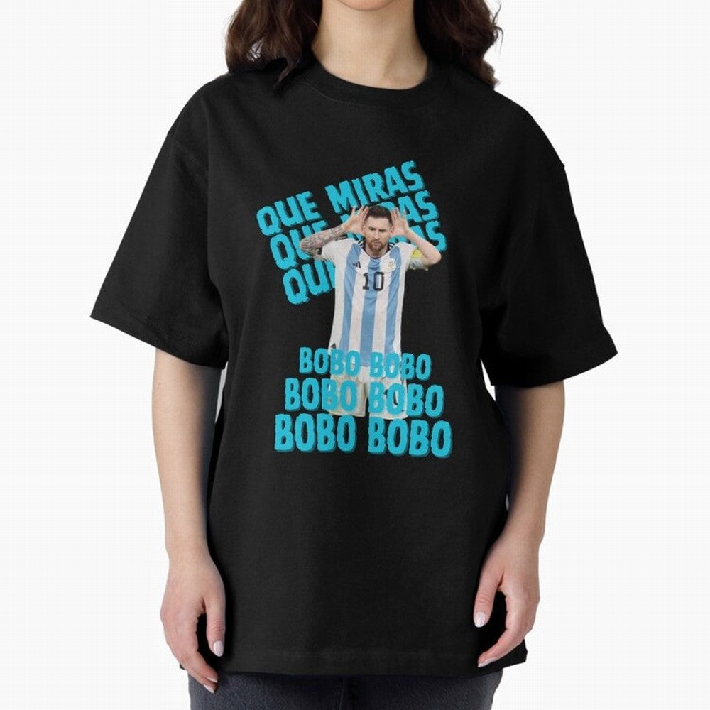 LEONEL MESSI Oversized T-Shirt Step into FIFA World Cup 2026 Spirit, Built around Brazil, CR7, Classic Soccer Heritage, Championship Pressure, Fan Loyalty and International Pride; Great for Supporters Who Love Legendary Players, National Teams, Big
