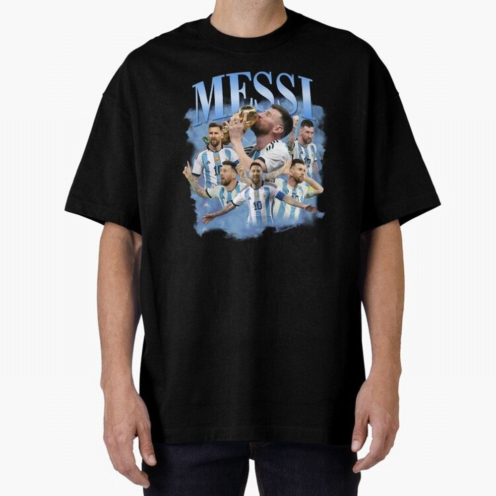 Lionel Messi Footballer Classic T-Shirt Support Iconic Players in FIFA World Cup 2026 for Fans of Cristiano Ronaldo and England and Germany, Bringing Global Supporter Spirit, Legendary Goals, National Colors and Tournament Celebration; Made for