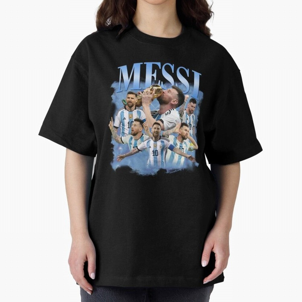 Lionel Messi Footballer Classic T-Shirt Support Iconic Players in FIFA World Cup 2026 for Fans of Cristiano Ronaldo and England and Germany, Bringing Global Supporter Spirit, Legendary Goals, National Colors and Tournament Celebration; Made for