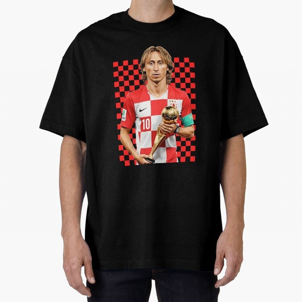 Luka Modric Ballon d'Or Graphic Essential T-Shirt Celebrate the Biggest Stage of Match Day Hype around FIFA World Cup 2026, Haaland and Mbappe, Argentina, Football History, Final Match Energy, Crowd Noise and Once in a Lifetime Moments; Perfect for