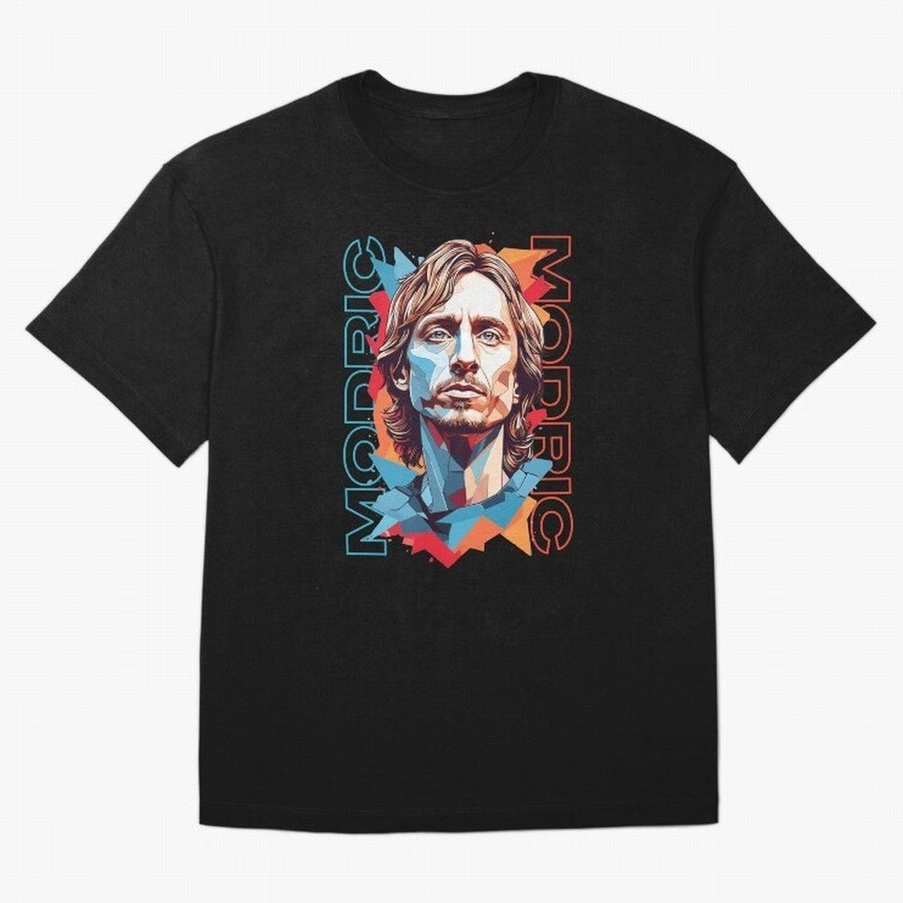 Luka Modric - Digital Art Essential T-Shirt Bring a Champion Mindset to Global Football Passion for FIFA World Cup 2026 Group Stage, Featuring Haaland and Mbappe, England, Game Day Rituals, Football Legends, Country Pride and the Road to the Final;