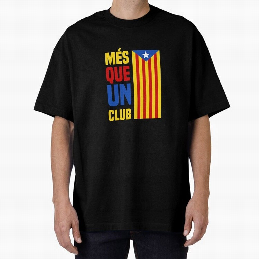 Mes Que Un Club Barcelona Essential T-Shirt Step into Global Football Passion for FIFA World Cup 2026 Group Stage, Built around Mbappe and Neymar, Argentina and Brazil, Goal Celebration Energy, Supporter Heritage, Football Icons and Worldwide