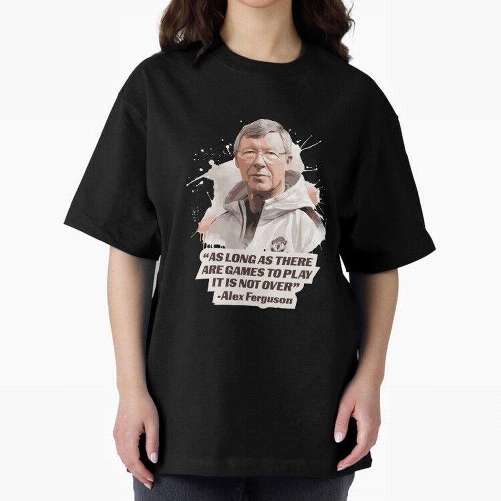 Sir Alex Ferguson - It Is Not Over Yet Essential T-Shirt Support the Legends of FIFA World Cup 2026 Group Stage Capturing Messi, CR7 and Mbappe, Argentina Energy, Champion Mindset, Group Stage Buzz, Knockout Tension and Passionate Fan Culture; Made