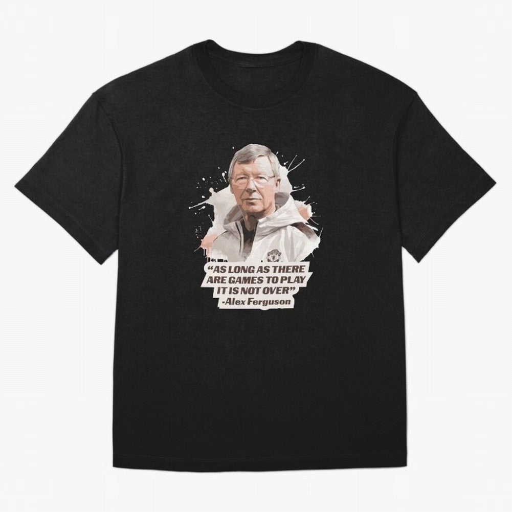 Sir Alex Ferguson - It Is Not Over Yet Essential T-Shirt Support the Legends of FIFA World Cup 2026 Group Stage Capturing Messi, CR7 and Mbappe, Argentina Energy, Champion Mindset, Group Stage Buzz, Knockout Tension and Passionate Fan Culture; Made