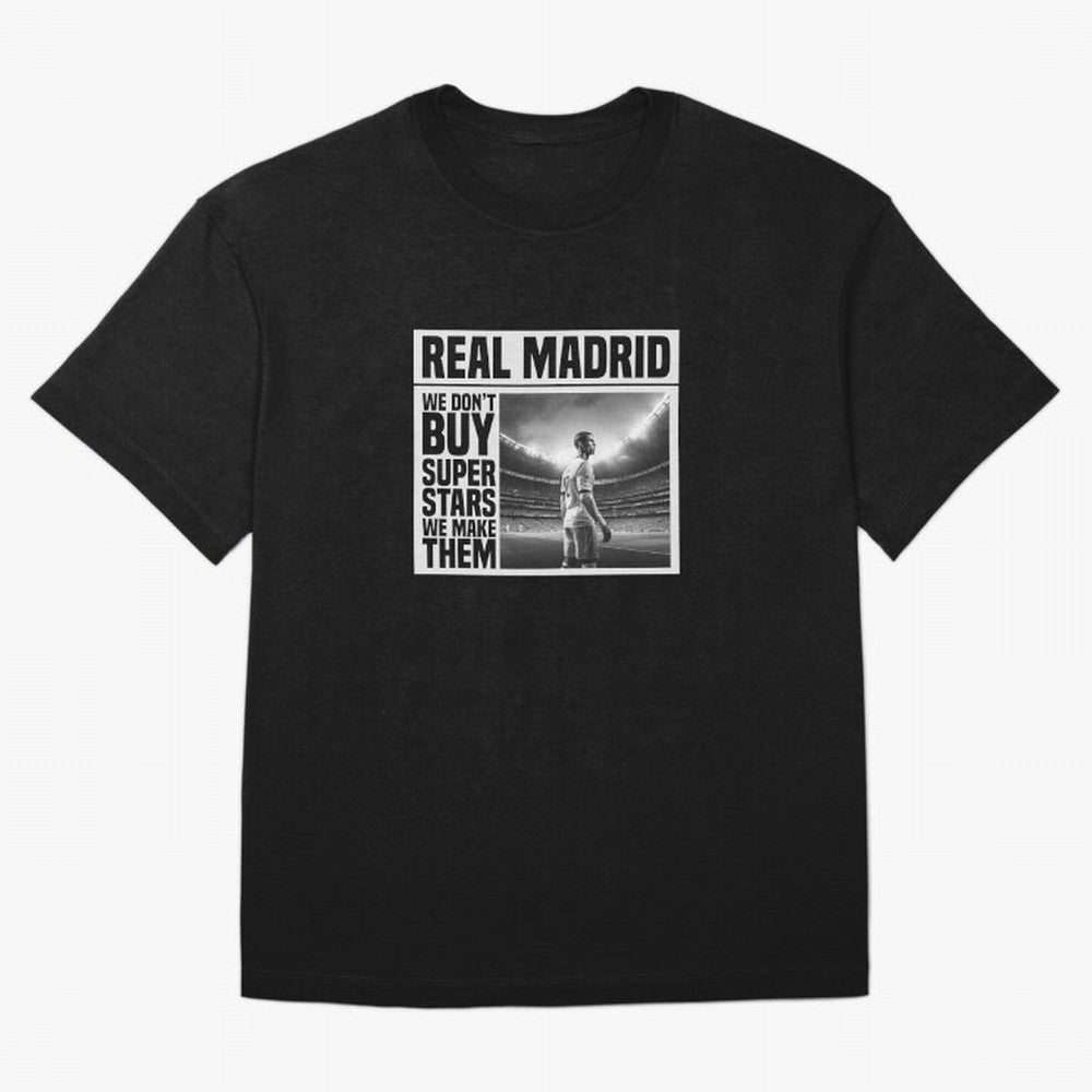 Real Madrid Makes Superstars Essential T-Shirt Relive Legendary Nights from FIFA World Cup 2026 Group Stage Spirit, Connected to France and Portugal, Neymar, Supporter Pride, Iconic Celebrations, Legendary Names and Global Match Day Energy; Ideal