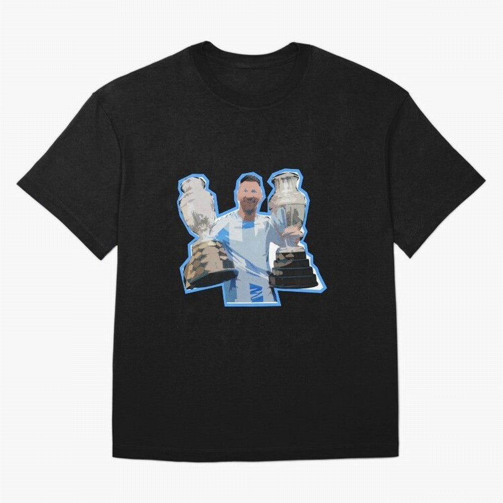Leo Messi Double Copa Classic T-Shirt Show Match Day Excitement for FIFA World Cup 2026 USA Canada Mexico Spirit, Inspired by Argentina, France and Brazil, CR7, Stadium Memories, Football Loyalty, International Chants and Championship Tradition;