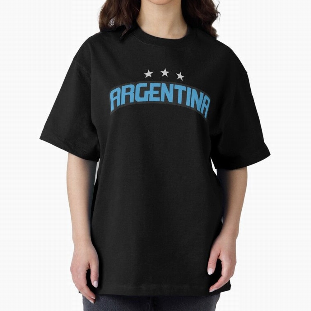 Argentina 3 Stars Classic T-Shirt Relive Legendary Nights from FIFA World Cup 2026 Group Stage Filled with Messi, CR7 and Mbappe, Netherlands Energy, Championship Spirit, Famous Goals, Roaring Crowds and International Football Unity; Ideal for Fans
