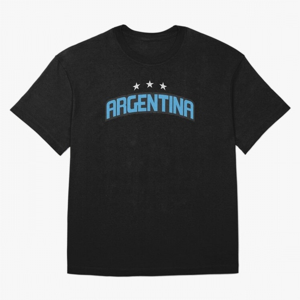 Argentina 3 Stars Classic T-Shirt Relive Legendary Nights from FIFA World Cup 2026 Group Stage Filled with Messi, CR7 and Mbappe, Netherlands Energy, Championship Spirit, Famous Goals, Roaring Crowds and International Football Unity; Ideal for Fans