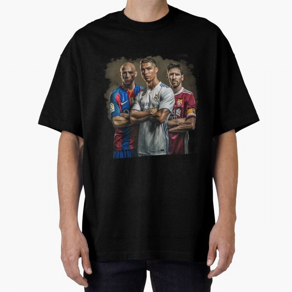 Footballs Greatest Top 3 Classic T-Shirt Make Every Kick Count in Match Day Hype around FIFA World Cup 2026 Group Stage, Neymar, Haaland and Cristiano Ronaldo, Argentina, France and Brazil, Tournament Hype, Historic Matchups, Family Viewing Parties