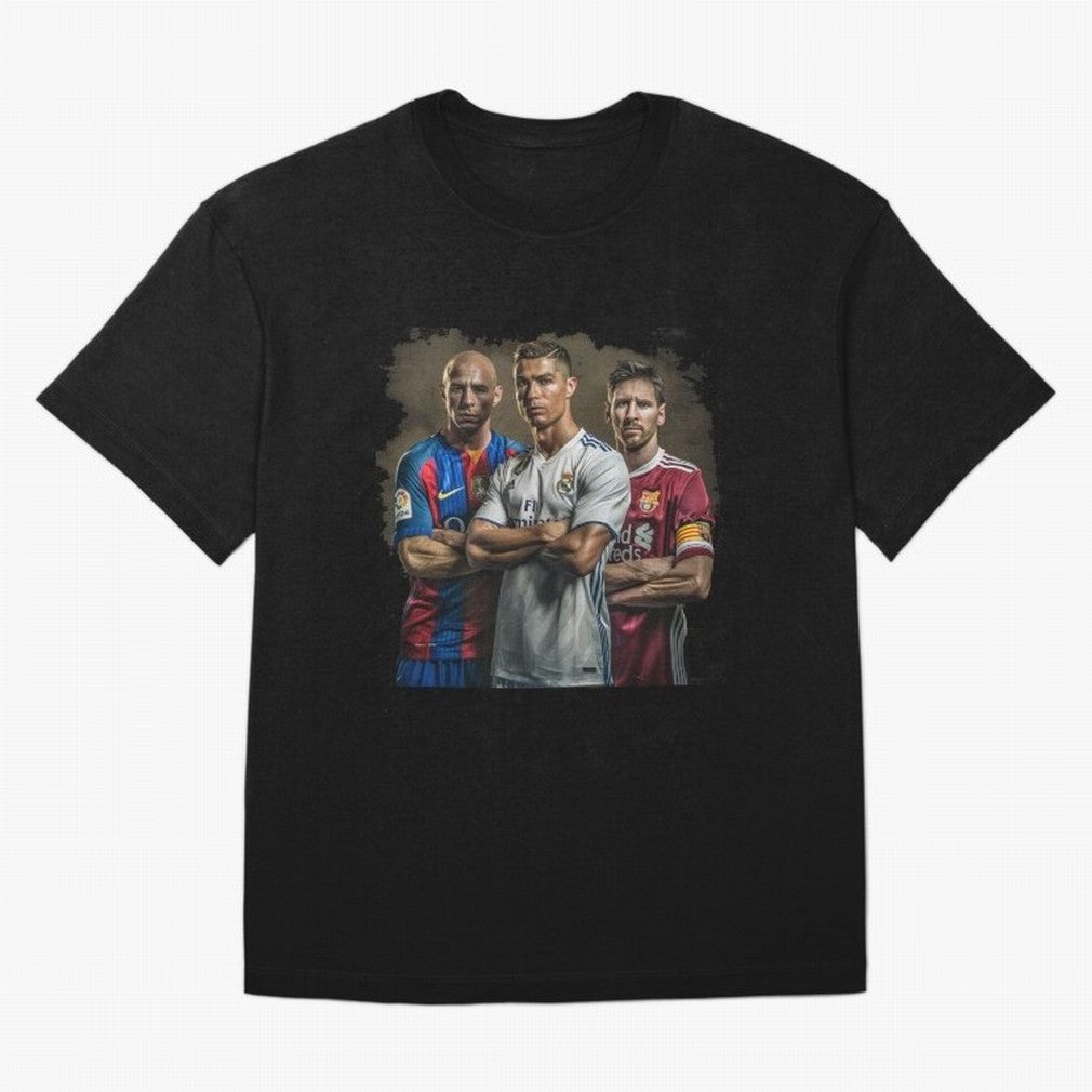 Footballs Greatest Top 3 Classic T-Shirt Make Every Kick Count in Match Day Hype around FIFA World Cup 2026 Group Stage, Neymar, Haaland and Cristiano Ronaldo, Argentina, France and Brazil, Tournament Hype, Historic Matchups, Family Viewing Parties