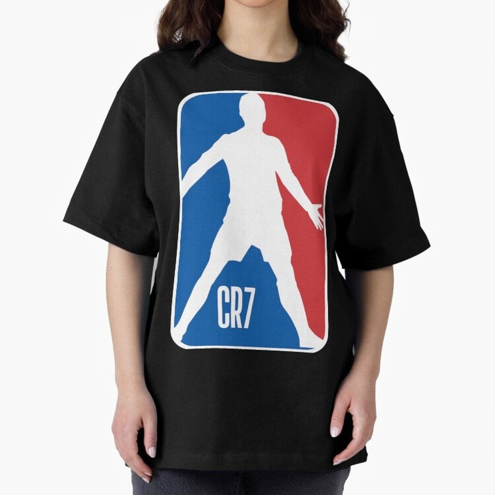 Cristiano Ronaldo - NBA style print Classic T-Shirt Join Match Day Hype around FIFA World Cup 2026, Messi and Cristiano Ronaldo, Brazil, Sports Nostalgia, International Competition, Famous Players and Unforgettable Victories; Perfect for Fans,