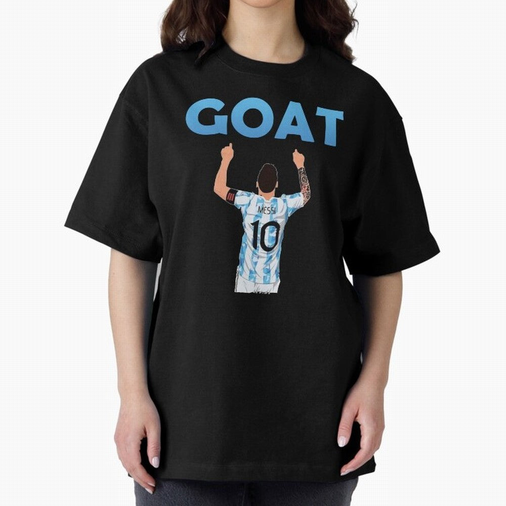 Messi GOAT Classic T-Shirt Share the Excitement of the FIFA World Cup 2026 Journey through CR7 and Messi Highlights, Germany Pride, Vintage Soccer Flavor, Modern Football Stars, National Flags and Final Night Emotion; Ideal for Football Dads,