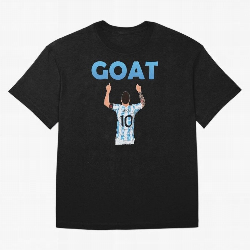 Messi GOAT Classic T-Shirt Share the Excitement of the FIFA World Cup 2026 Journey through CR7 and Messi Highlights, Germany Pride, Vintage Soccer Flavor, Modern Football Stars, National Flags and Final Night Emotion; Ideal for Football Dads,