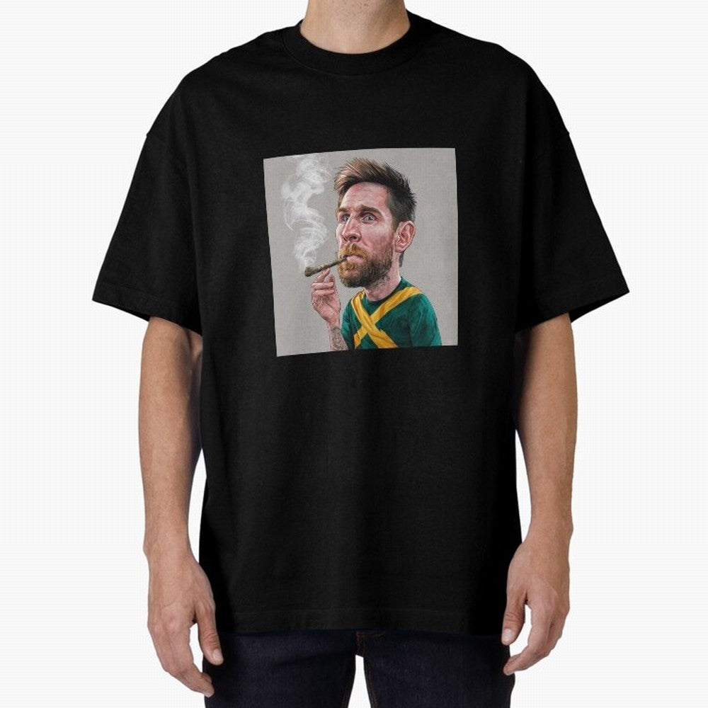 funny caricature of Lionel Messi Classic T-Shirt Live the Energy of the FIFA World Cup 2026 Group Stage Journey through Cristiano Ronaldo Highlights, Spain Pride, Fan Favorite Moments, National Team Passion, Big Match Drama and Soccer History;