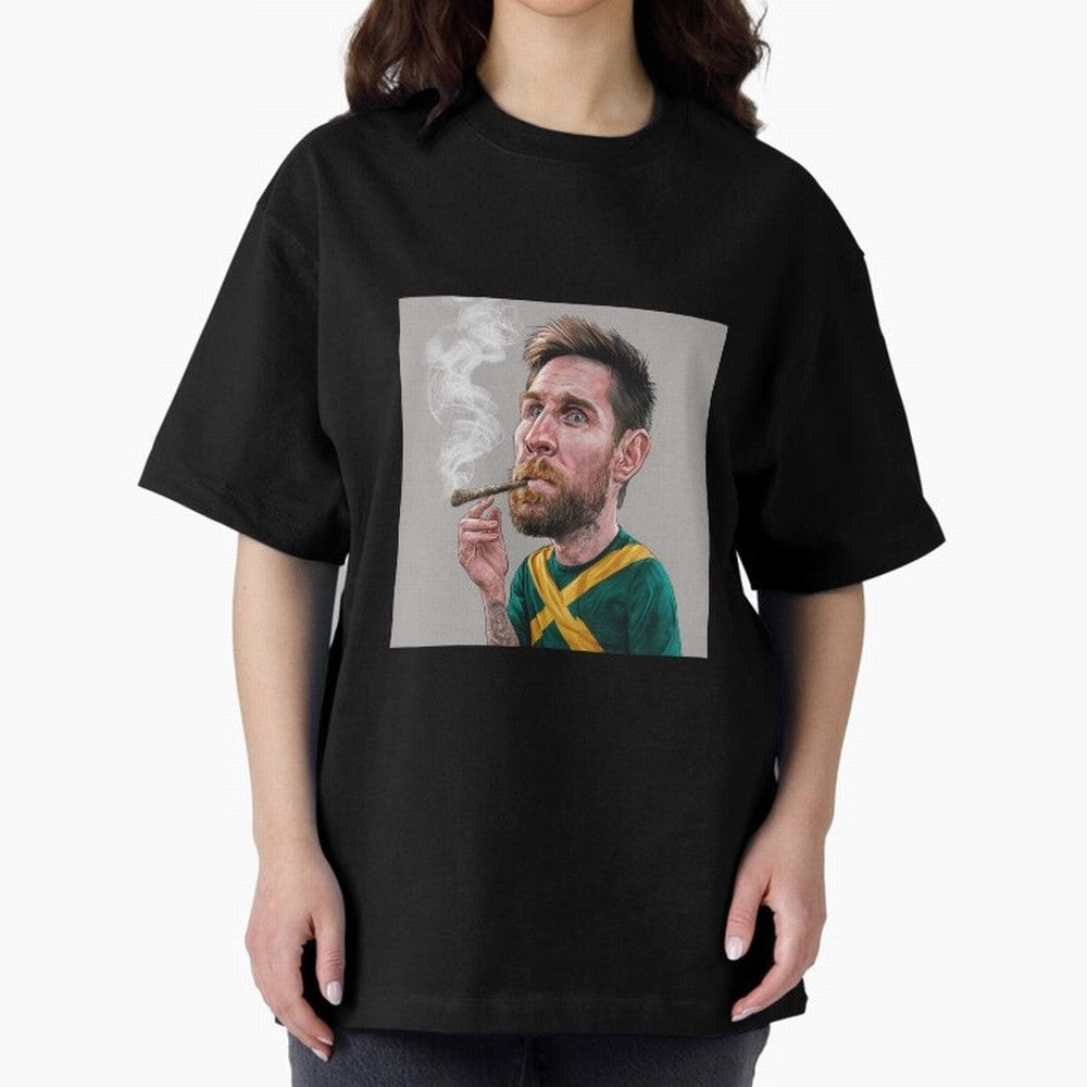 funny caricature of Lionel Messi Classic T-Shirt Live the Energy of the FIFA World Cup 2026 Group Stage Journey through Cristiano Ronaldo Highlights, Spain Pride, Fan Favorite Moments, National Team Passion, Big Match Drama and Soccer History;