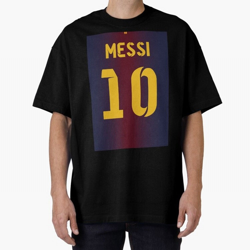 Barcelona 2012 Jersey Messi 10 Oversized T-Shirt Join FIFA World Cup 2026 Group Stage Built around CR7, Spain and Netherlands Energy, Stadium Chants, National Pride, Trophy Dreams and Unforgettable Football Memories; Ideal for Football Dads,