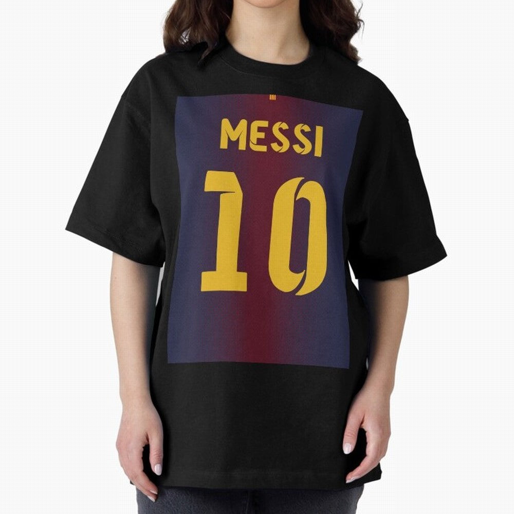 Barcelona 2012 Jersey Messi 10 Oversized T-Shirt Join FIFA World Cup 2026 Group Stage Built around CR7, Spain and Netherlands Energy, Stadium Chants, National Pride, Trophy Dreams and Unforgettable Football Memories; Ideal for Football Dads,