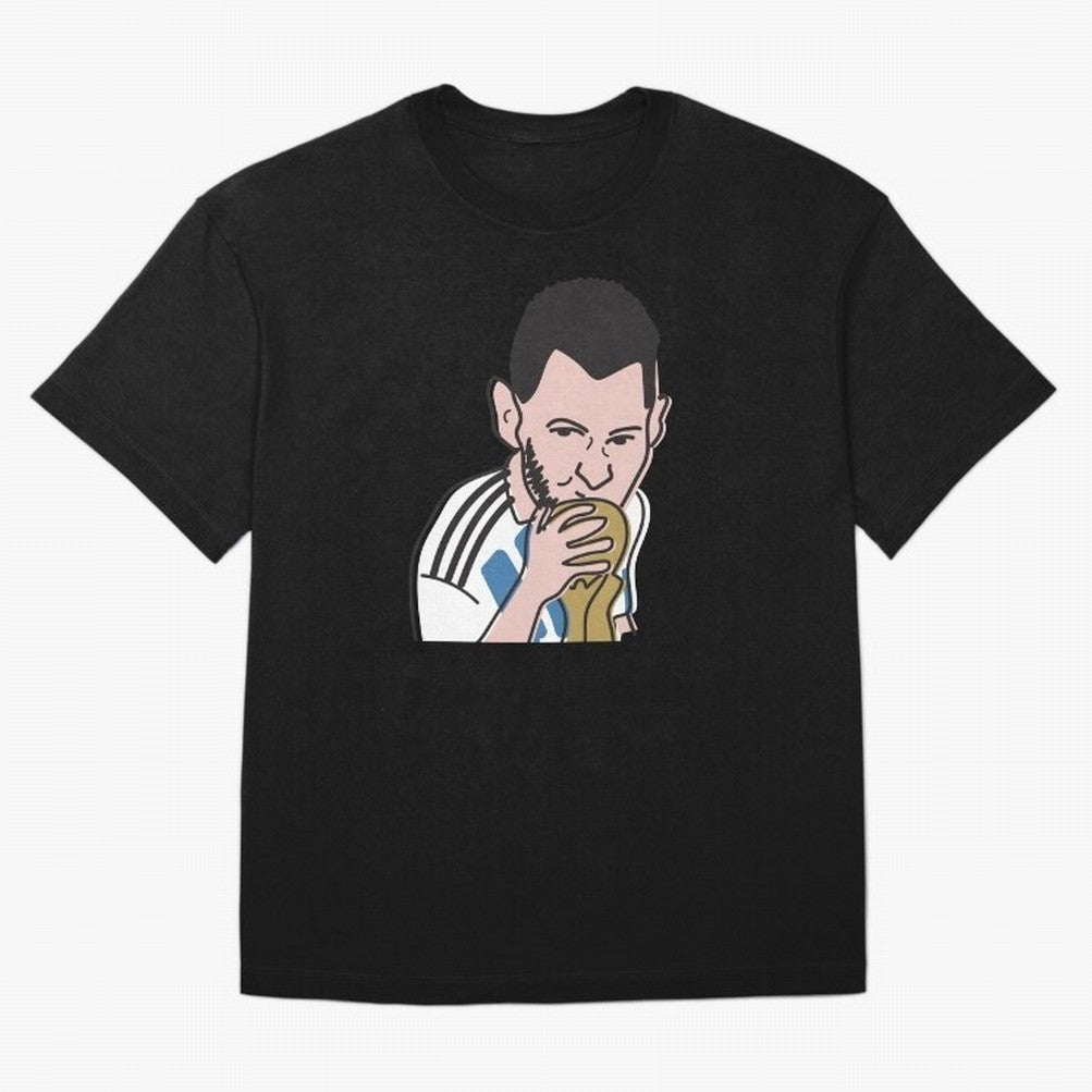Lionel Messi in Weirdtual Reality Oversized T-Shirt Bring Match Day Fire to Global Football Passion for FIFA World Cup 2026 Group Stage, Celebrating CR7, Argentina and Brazil, Supporter Pride, Iconic Celebrations, Legendary Names and Global Match