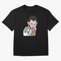 Lionel Messi in Weirdtual Reality Oversized T-Shirt Bring Match Day Fire to Global Football Passion for FIFA World Cup 2026 Group Stage, Celebrating CR7, Argentina and Brazil, Supporter Pride, Iconic Celebrations, Legendary Names and Global Match