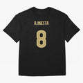 Iniesta Barcelona 8 Classic T-Shirt Celebrate the Road through Global Football Passion for FIFA World Cup 2026 Group Stage, Inspired by Messi and Cristiano Ronaldo, Brazil, Portugal and Argentina, Vintage Soccer Flavor, Modern Football Stars,