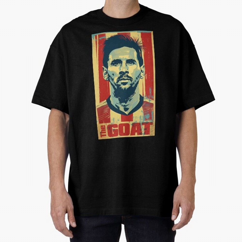 Messi The GOAT Graphic poster design Premium T-Shirt Discover FIFA World Cup 2026 USA Canada Mexico Connected to Haaland, England Energy, Champion Mindset, Group Stage Buzz, Knockout Tension and Passionate Fan Culture; Made for Collectors Who Enjoy