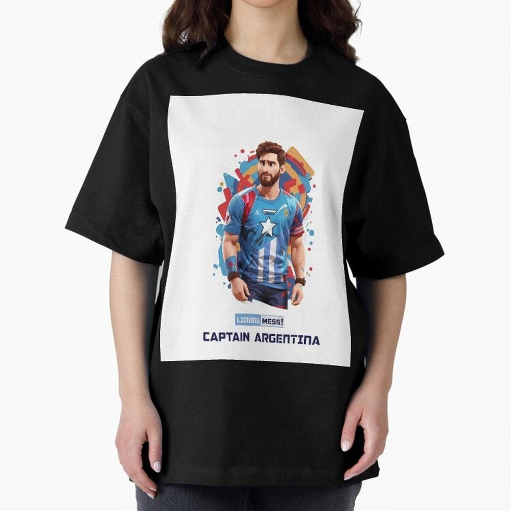Lionel Messi Captain Argentina Graphic T-Shirt Treasure Match Day Hype around FIFA World Cup 2026 Group Stage, Messi, Brazil, Tournament Hype, Historic Matchups, Family Viewing Parties and Global Sports Pride; Made for Die Hard Supporters, Soccer