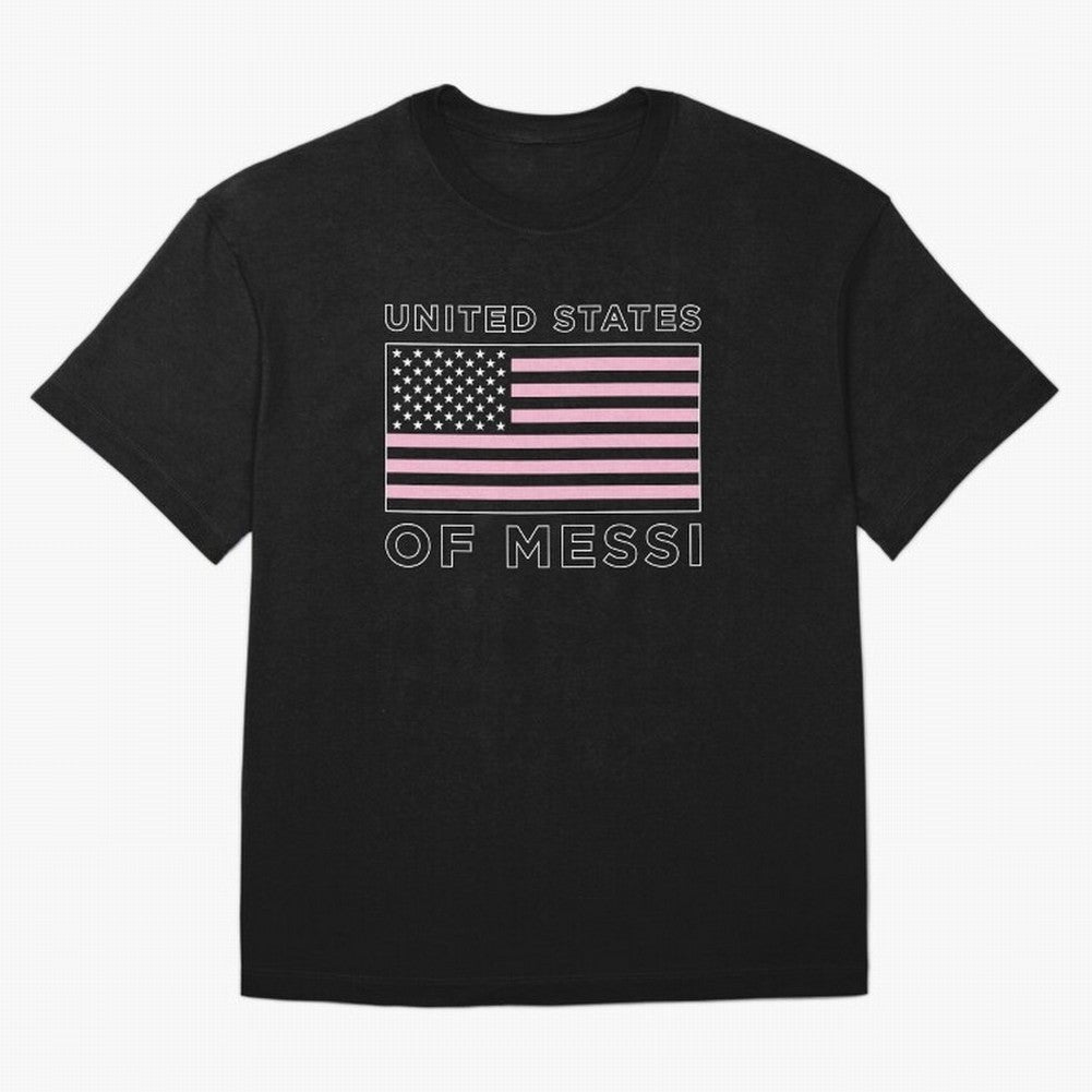 United States of Messi Premium T-Shirt Celebrate Classic Football Spirit in FIFA World Cup 2026 USA Canada Mexico for Fans of CR7 and Messi and England, France and Netherlands, Bringing Stadium Chants, National Pride, Trophy Dreams and