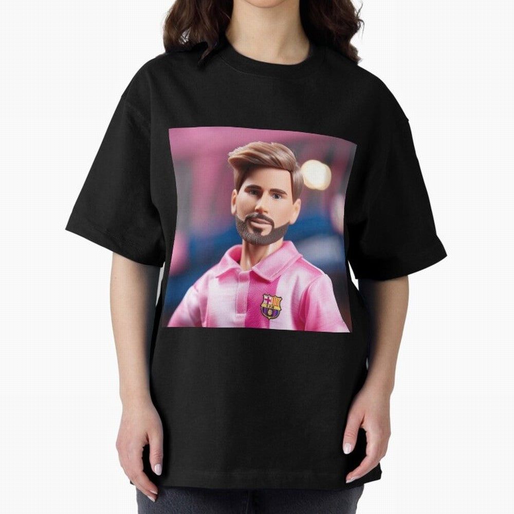 If Messi were a Barbie doll... Premium T-Shirt Show Passion for the Stars of FIFA World Cup 2026 Group Stage Spirit, Featuring Argentina, Cristiano Ronaldo, Haaland and CR7, Fan Favorite Moments, National Team Passion, Big Match Drama and Soccer
