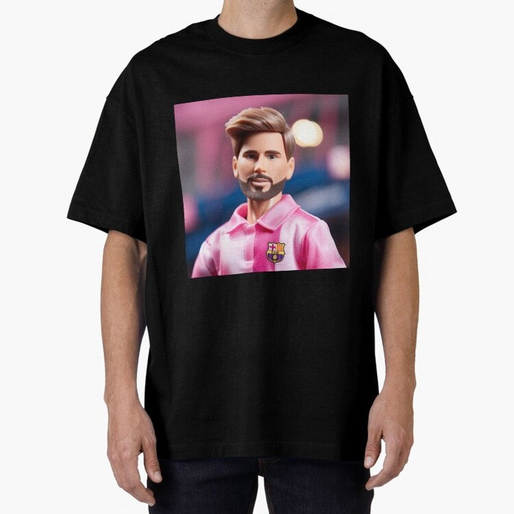 If Messi were a Barbie doll... Premium T-Shirt Show Passion for the Stars of FIFA World Cup 2026 Group Stage Spirit, Featuring Argentina, Cristiano Ronaldo, Haaland and CR7, Fan Favorite Moments, National Team Passion, Big Match Drama and Soccer